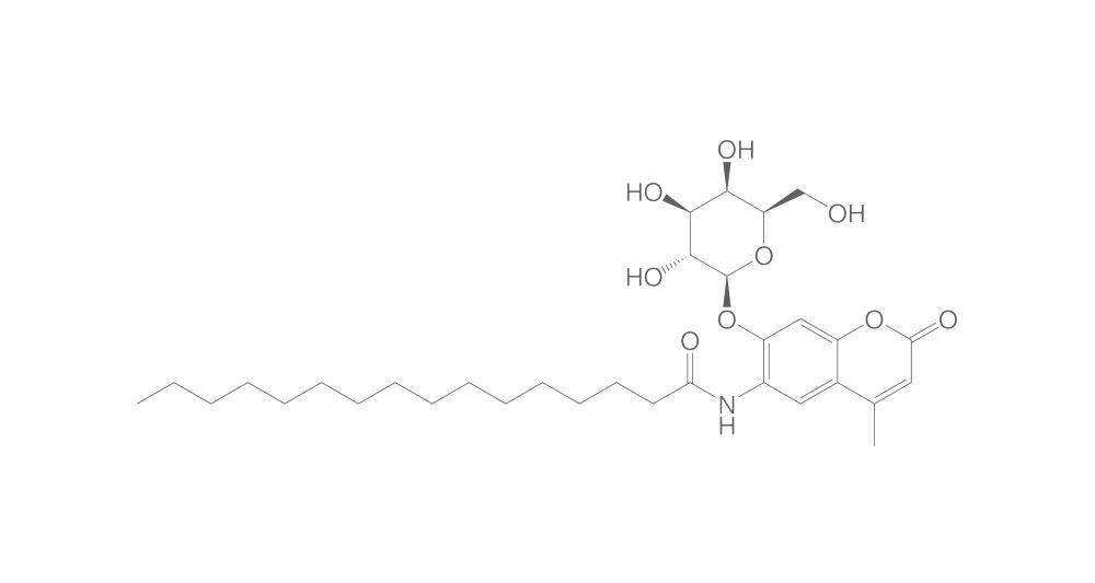 6-Hexadecanoylamino-4-methylumbelliferyl, b-D-galactopyranoside, 2 mg - Luminix Health