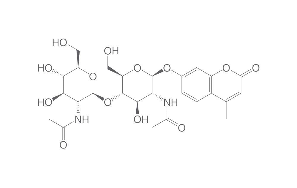 4-Methylumbelliferyl N,N-diacetyl-β-D-ch, itobioside, 25 mg - Luminix Health