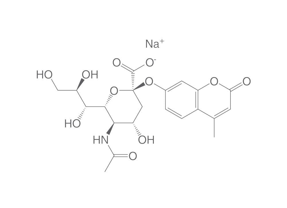 4-Methylumbelliferyl N-acetyl-a-D-neuram, inic acid sodium salt, 500 mg - Luminix Health