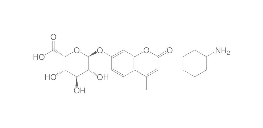 4-Methylumbelliferyl a-L-idopyranosiduro, nic acid cyclohexylammonium salt, 2 mg - Luminix Health