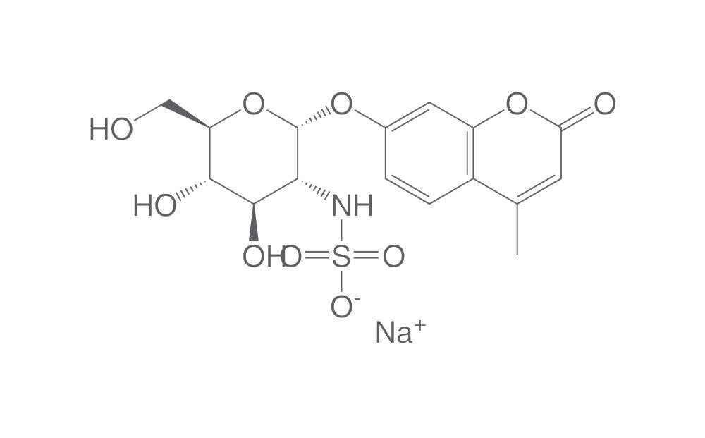 4-Methylumbelliferyl 2-deoxy-2-sulfamino, -a-D-glucopyranoside sodium salt, 5 mg - Luminix Health