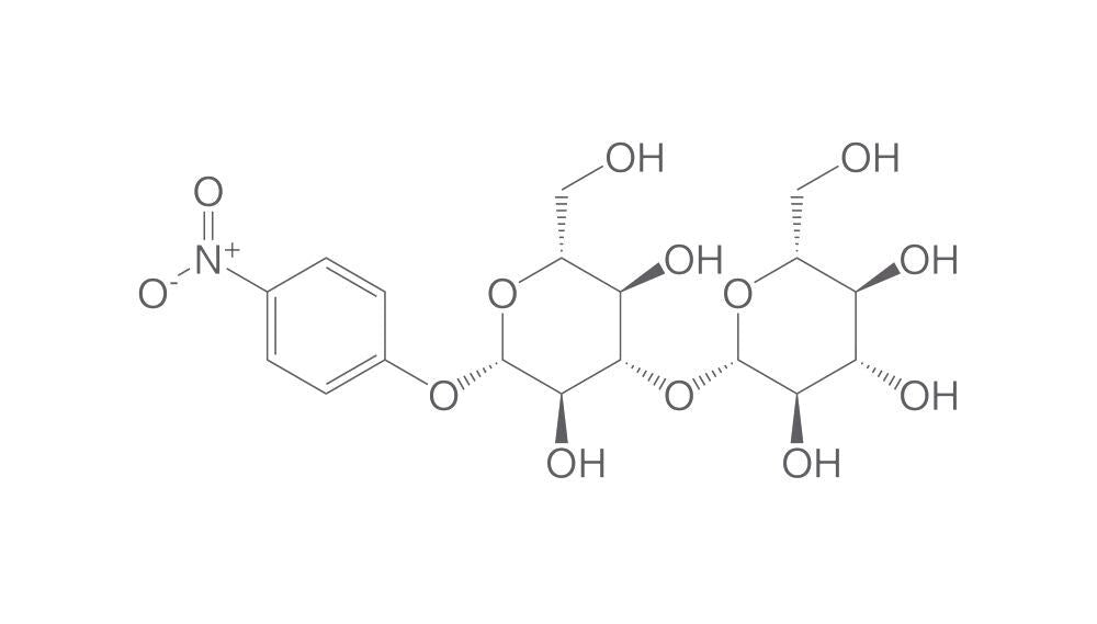 4-Nitrophenyl 3-O-(β-D-glucopyranosyl)-β, -D-glucopyranoside, 2 mg - Luminix Health