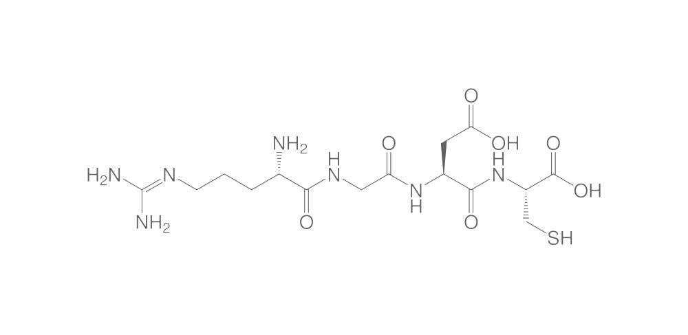 H-Arg-Gly-Asp-Cys-OH, min. 95 %, 10 mg - Luminix Health