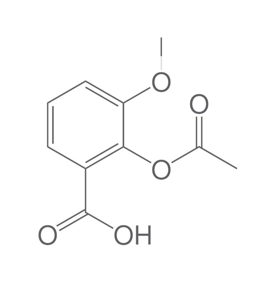 2-Acetoxy-3-methoxybenzoic acid, min. 95 %, 1 g - Luminix Health