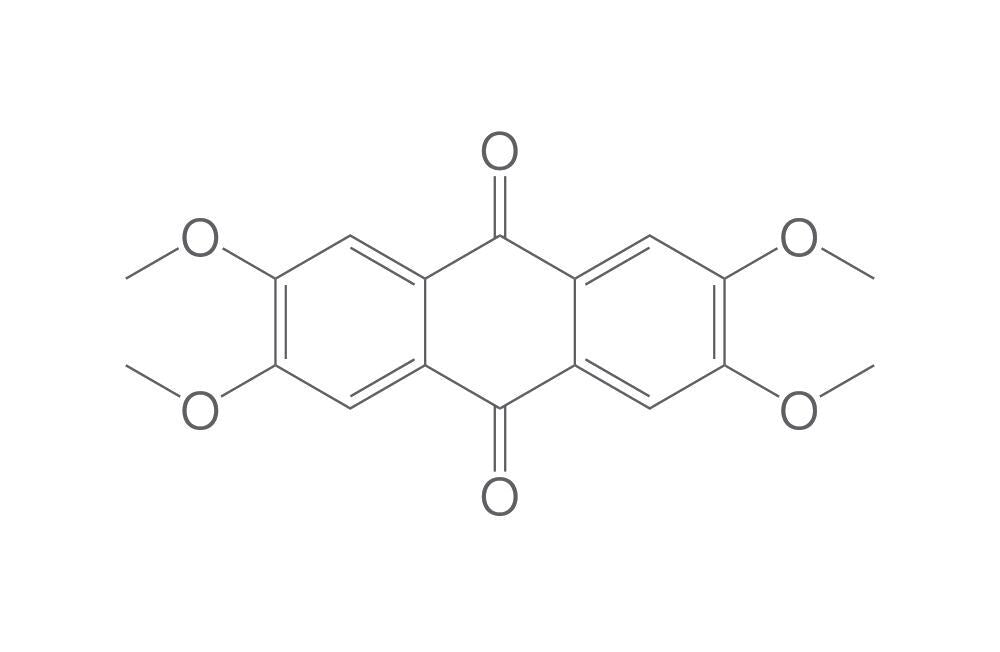 2,3,6,7-Tetramethoxyanthraquinone, min. 90 %, 50 mg - Luminix Health
