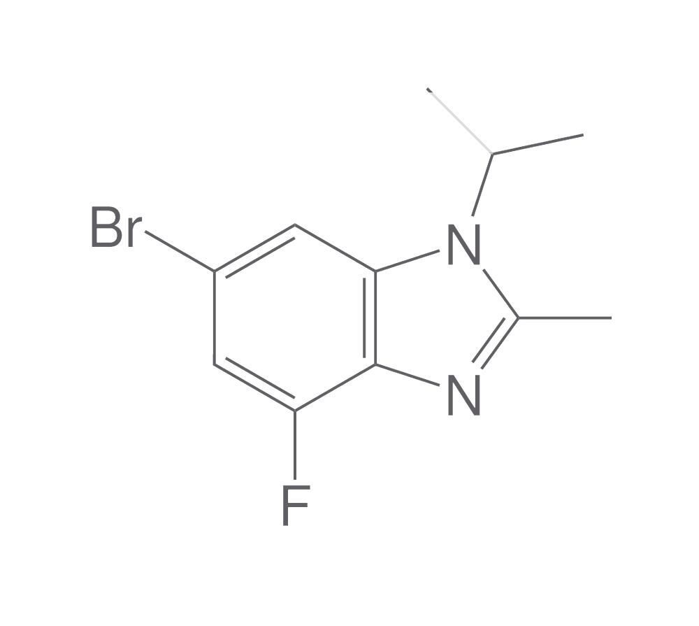 6-Bromo-4-fluoro-2-methyl-1-propan-2-ylb, enzimidazole, 10 g - Luminix Health