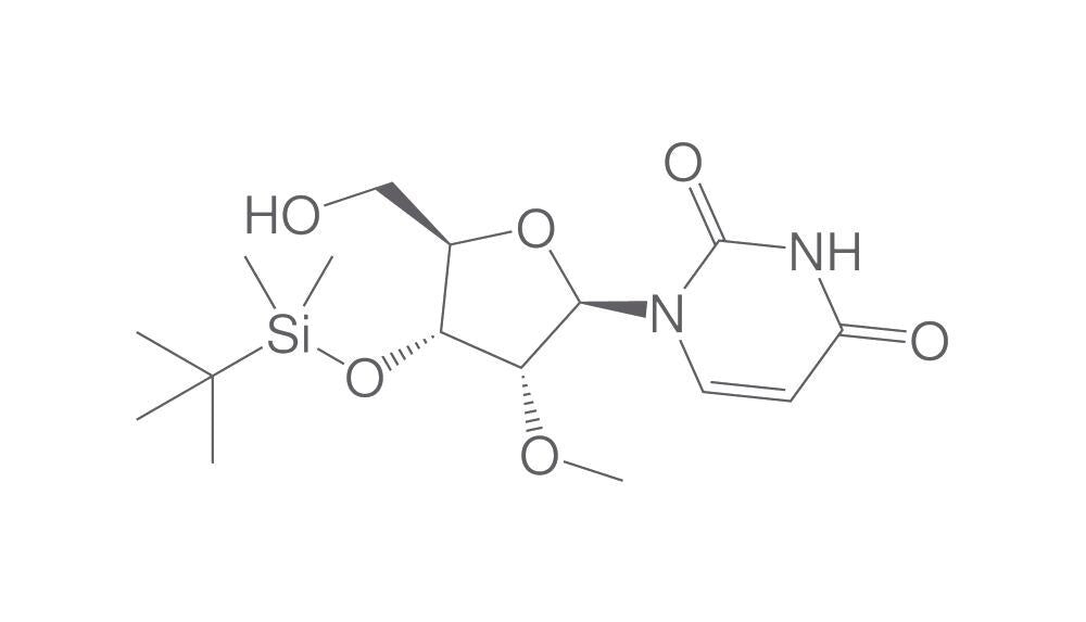 3'-O-(t-Butyldimethylsilyl)-2'-O-methylu, ridine, 500 mg - Luminix Health