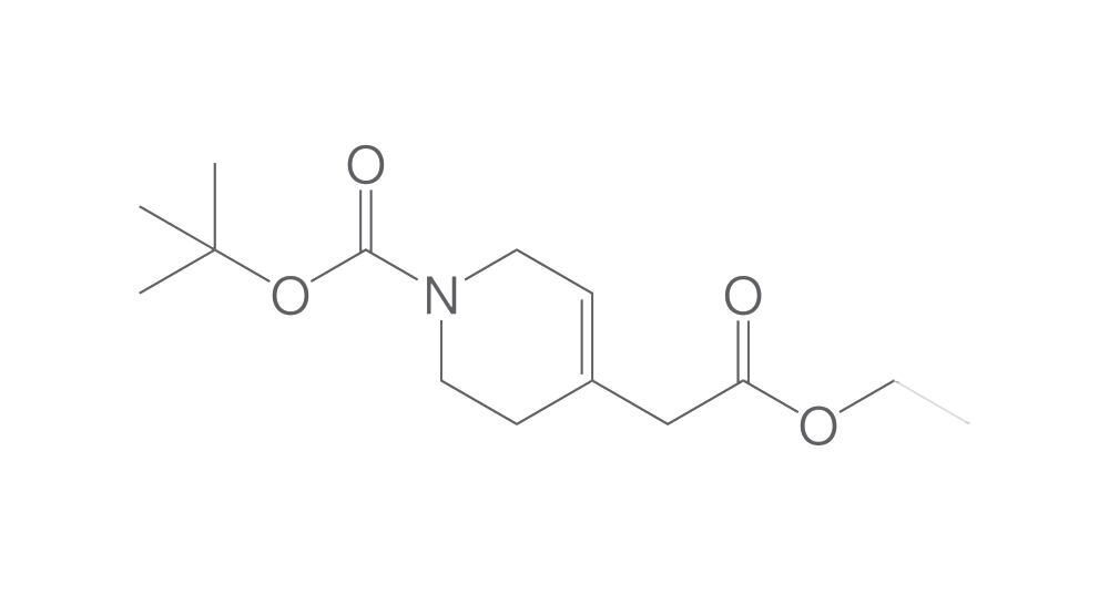 tert-Butyl 4-(2-ethoxy-2-oxoethyl)-3,6-d, ihydropyridine-1(2H)-carboxylate, 1 g - Luminix Health