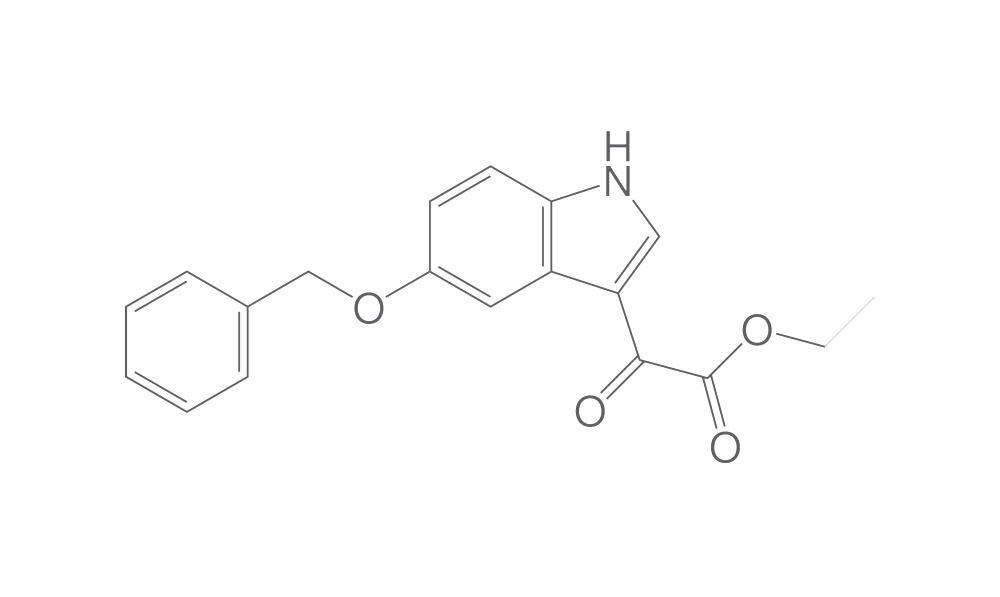 5-Benzyloxyindole-3-glyoxylic acid ethyl, ester, 100 mg - Luminix Health