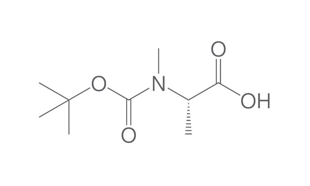 Boc-N-methyl-L-alanine, min. 95 %, 25 g - Luminix Health