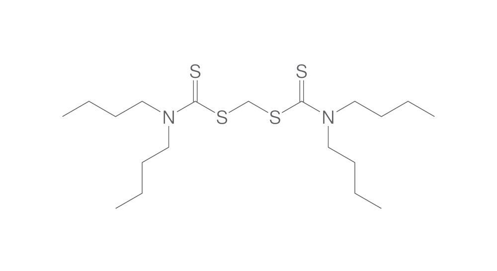 Bis(di-n-butylthiocarbamoylthio)methane, 2 g - Luminix Health