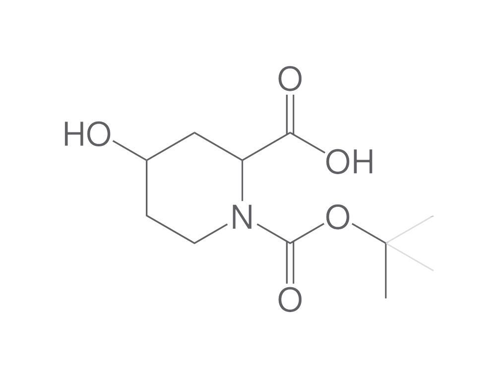Boc-4-hydroxypiperidine-2-carboxylic aci, d, 50 mg - Luminix Health