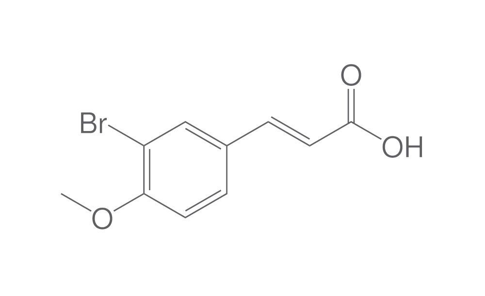 3-Bromo-4-methoxycinnamic acid, min. 95 %, 1 g - Luminix Health