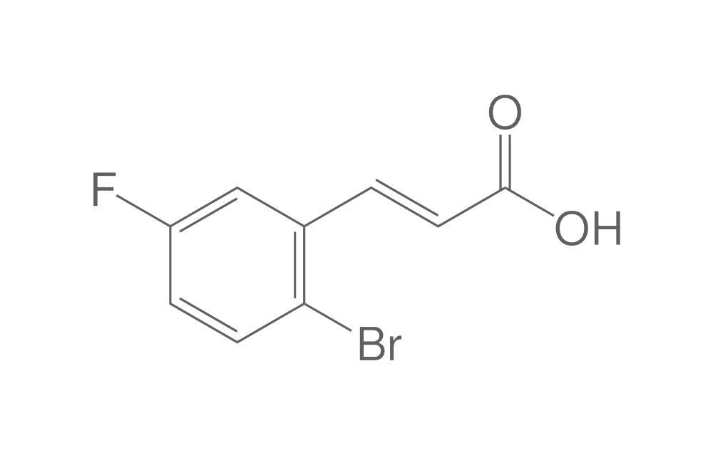2-Bromo-5-fluorocinnamic acid, min. 95 %, 5 g - Luminix Health