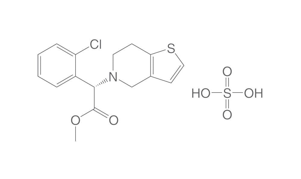 S-(+)-Clopidogrel hydrogen sulfate, min. 95 %, 2 g - Luminix Health