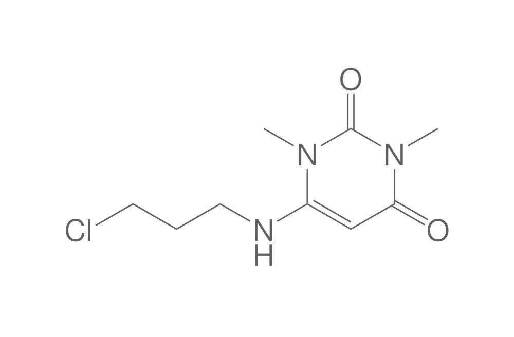 6-(3-Chloropropylamino)-1,3-dimethylurac, il, 25 g - Luminix Health