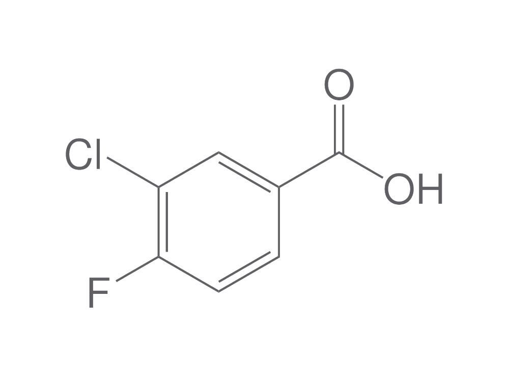 3-Chloro-4-fluorobenzoic acid, min. 95 %, 100 g - Luminix Health
