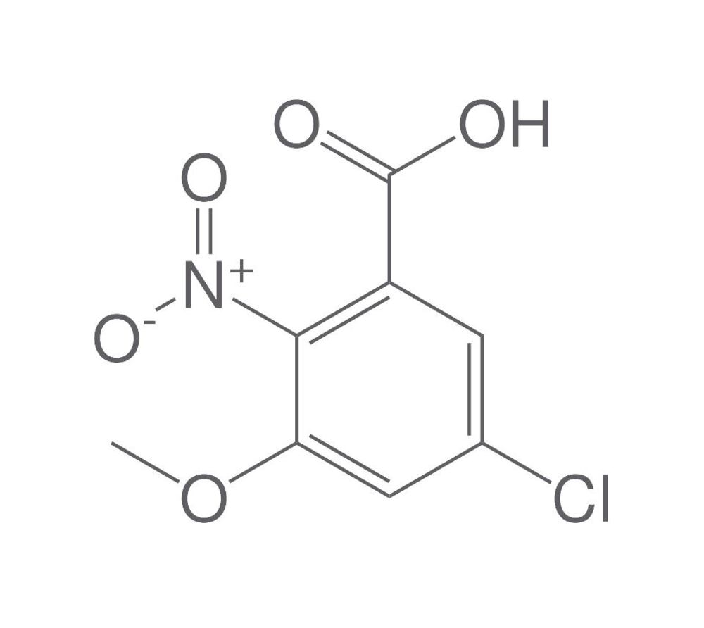 5-Chloro-3-methoxy-2-nitrobenzoic acid, min. 90 %, 1 g - Luminix Health
