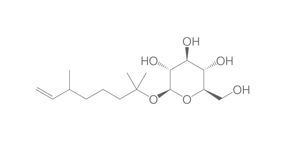 2,6-Dimethyloct-7-en-2-yl-O-β-D-glucopyr, anoside, 100 mg - Luminix Health
