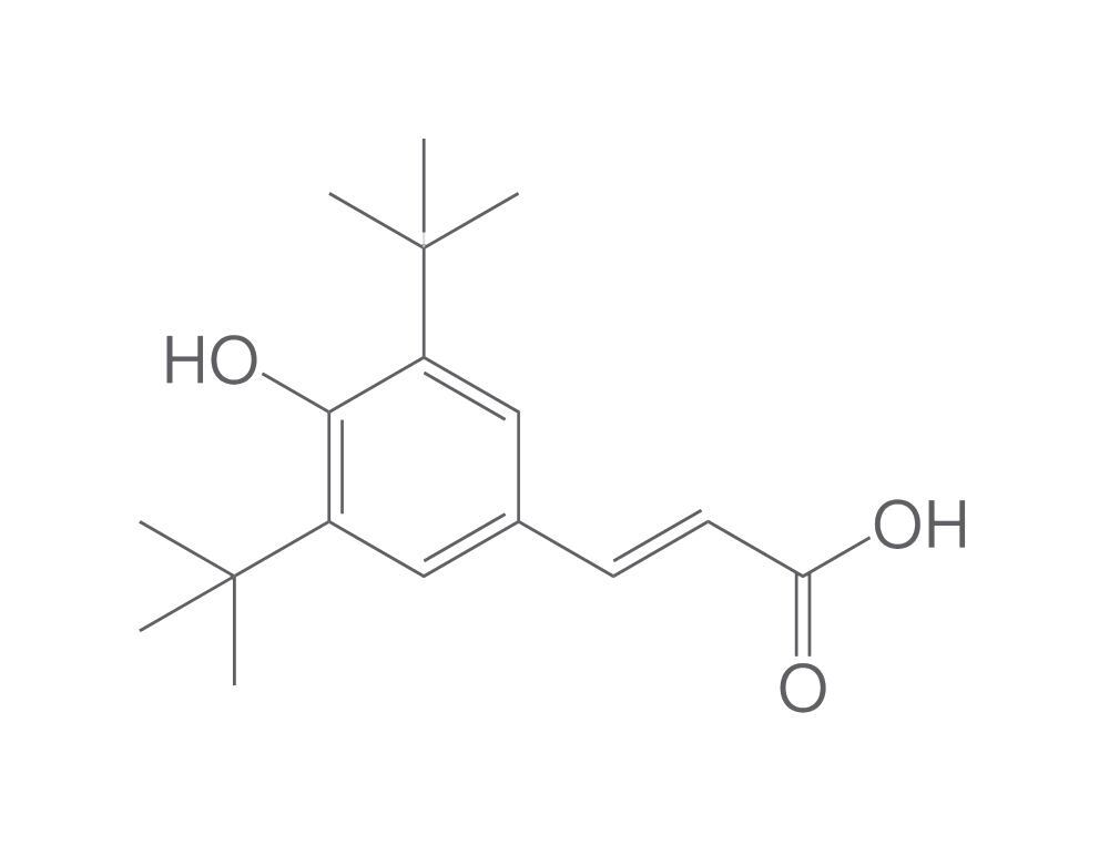 3,5-Di-tert-butyl-4-hydroxycinnamic acid, min. 95 %, 50 g - Luminix Health