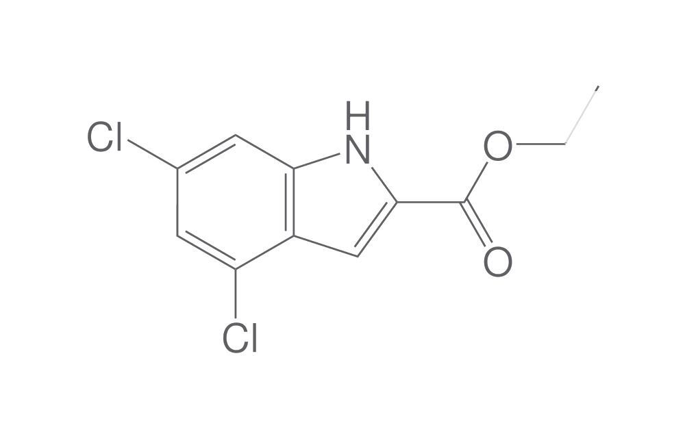 4,6-Dichloro-1H-indole-2-carboxylic acid, ethyl ester, 10 g - Luminix Health