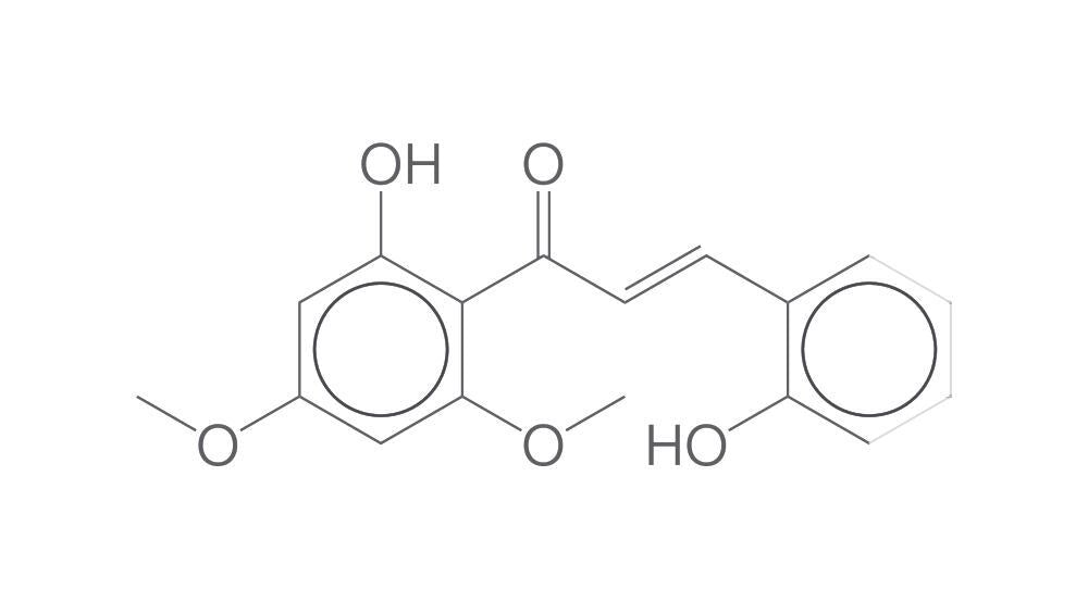 2,2'-Dihydroxy-4',6'-dimethoxychalcone, min. 95 %, 100 mg - Luminix Health