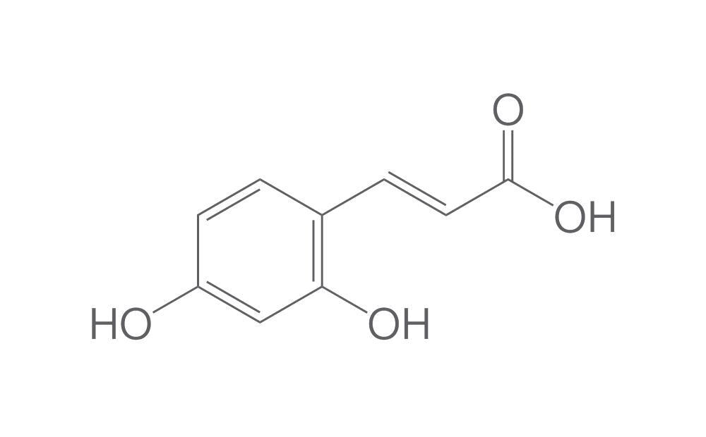 2,4-Dihydroxycinnamic acid, min. 95 %, 5 g - Luminix Health