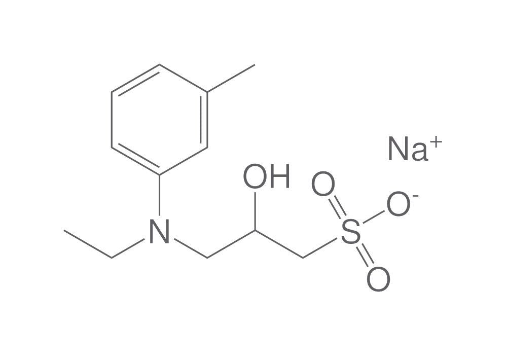 N-Ethyl-N-(2-hydroxy-3-sulfopropyl)-3-methylaniline sodium salt dihydrate, 25 g - Luminix Health