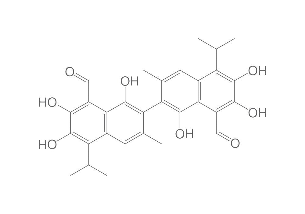 Gossypol, min. 95 %, 50 mg - Luminix Health
