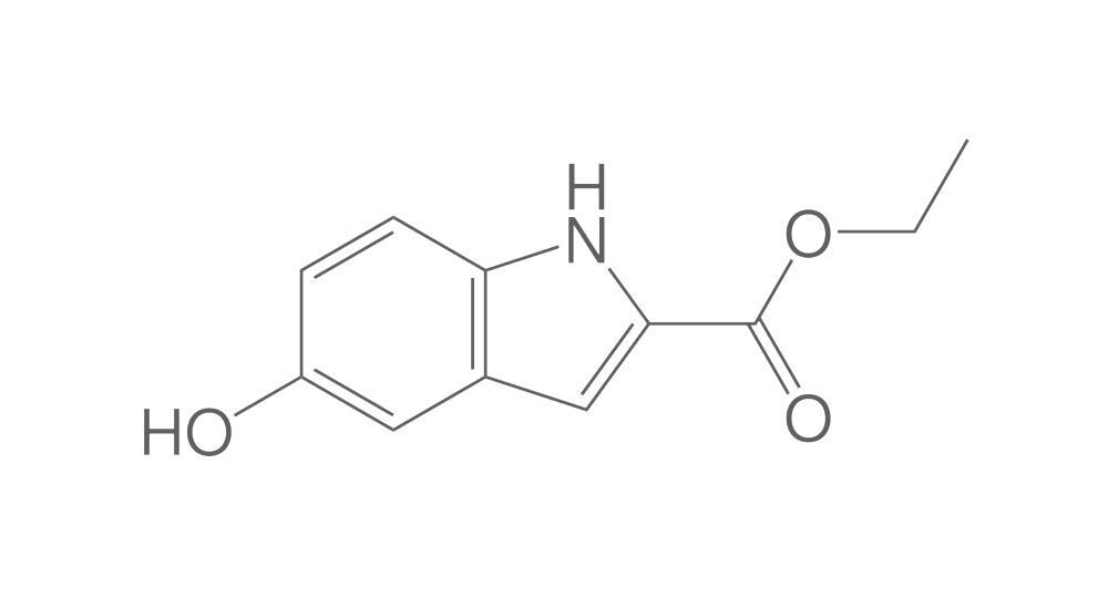 5-Hydroxyindole-2-carboxylic acid ethyl, ester, 500 mg - Luminix Health
