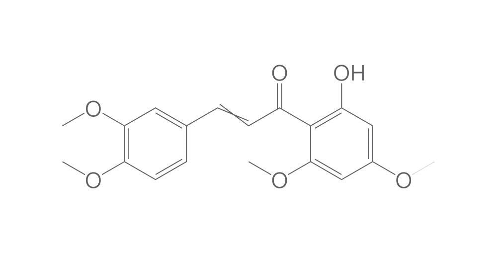 2'-Hydroxy-3,4,4',6'-tetramethoxychalcon, e, 50 mg - Luminix Health