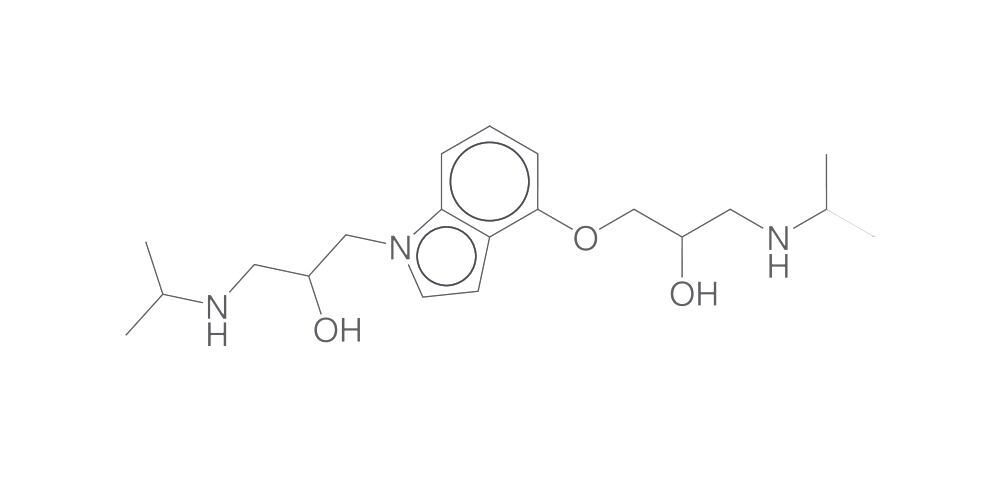 N-(3-Isopropylamino-2-hydroxypropyl) pin, dolol, 50 mg - Luminix Health