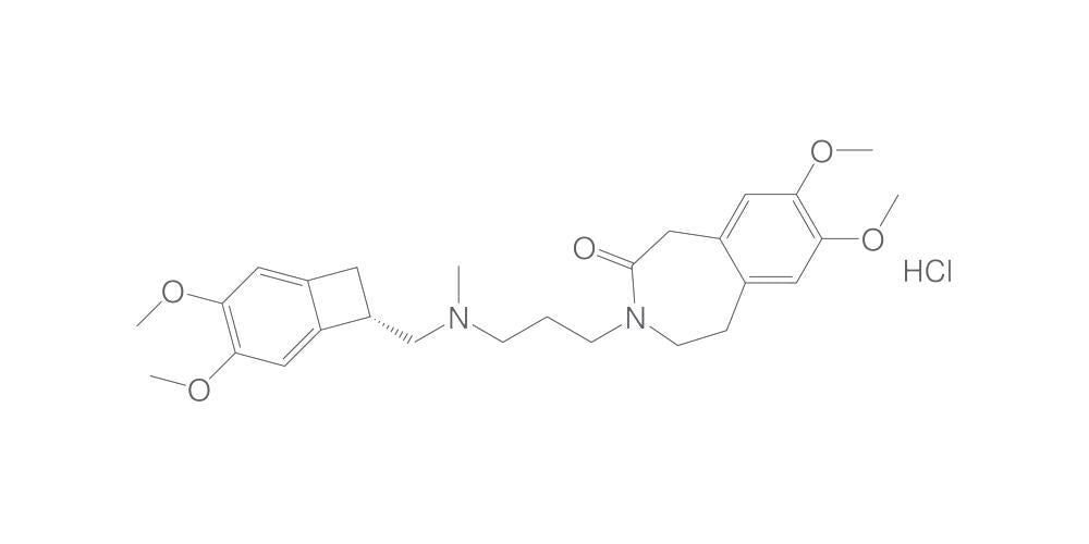 Ivabradine hydrochloride, 1 g - Luminix Health