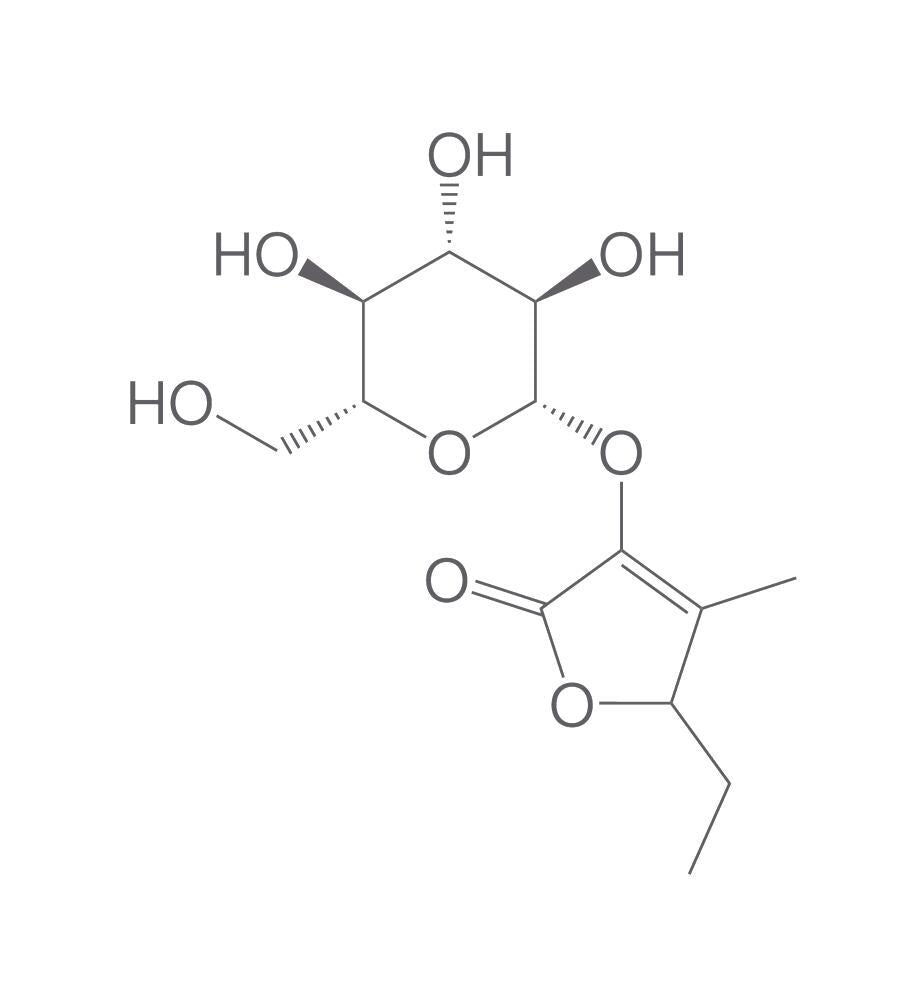 5-Ethyl-3-hydroxy-4-methyl-2(5H)-furanon, e-3-O-ß-D-glucopyranoside, 1 g - Luminix Health