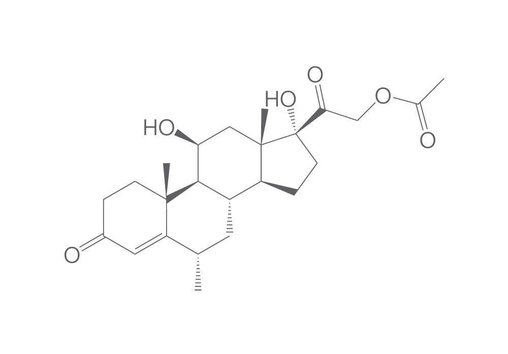 6a-Methyl hydrocortisone 21-acetate, min. 95 %, 10 mg - Luminix Health