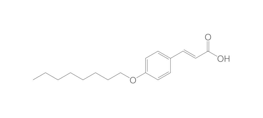 4-(Octyloxy)cinnamic acid, min. 95 %, 100 mg - Luminix Health
