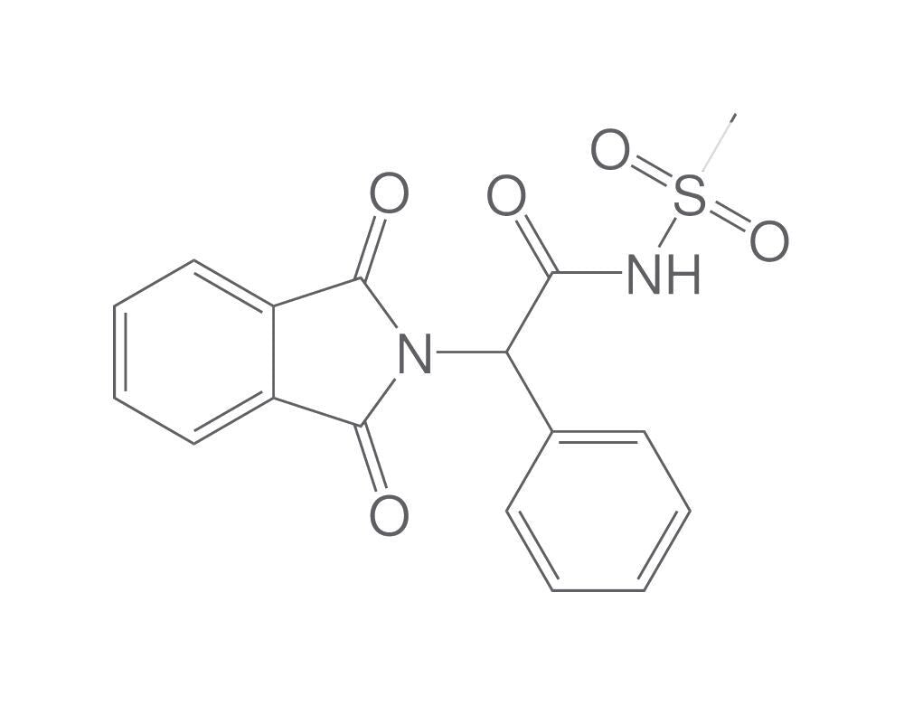 2-Phenyl-2-phthalimidoyl-N-(methylsulfon, yl)acetamide, 25 mg - Luminix Health