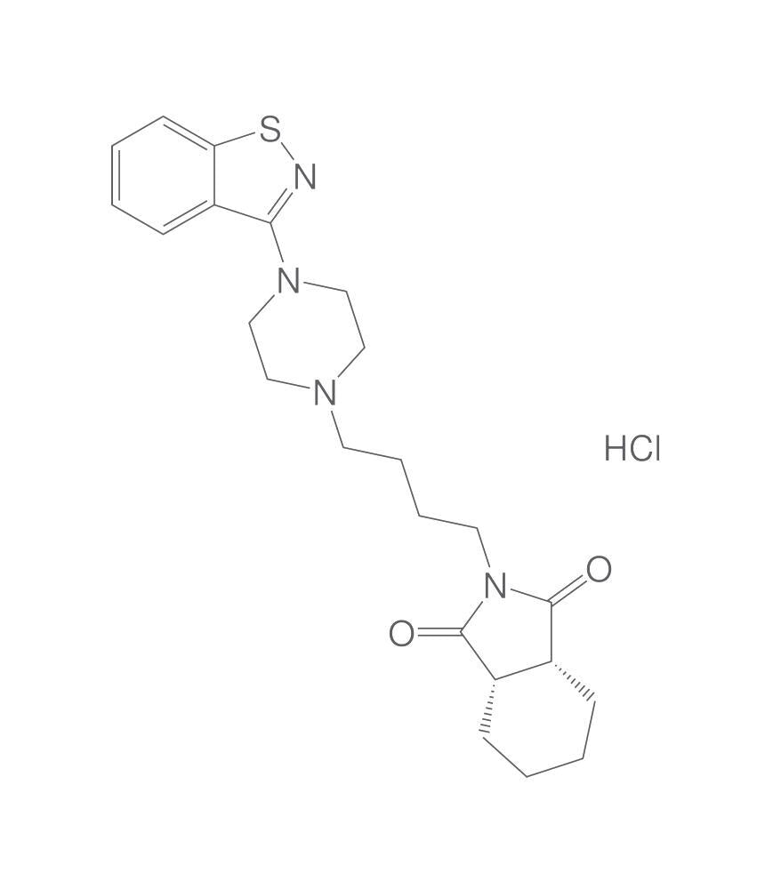 Perospirone hydrochloride hydrate, min. 95 %, BioScience Grade, 50 mg - Luminix Health