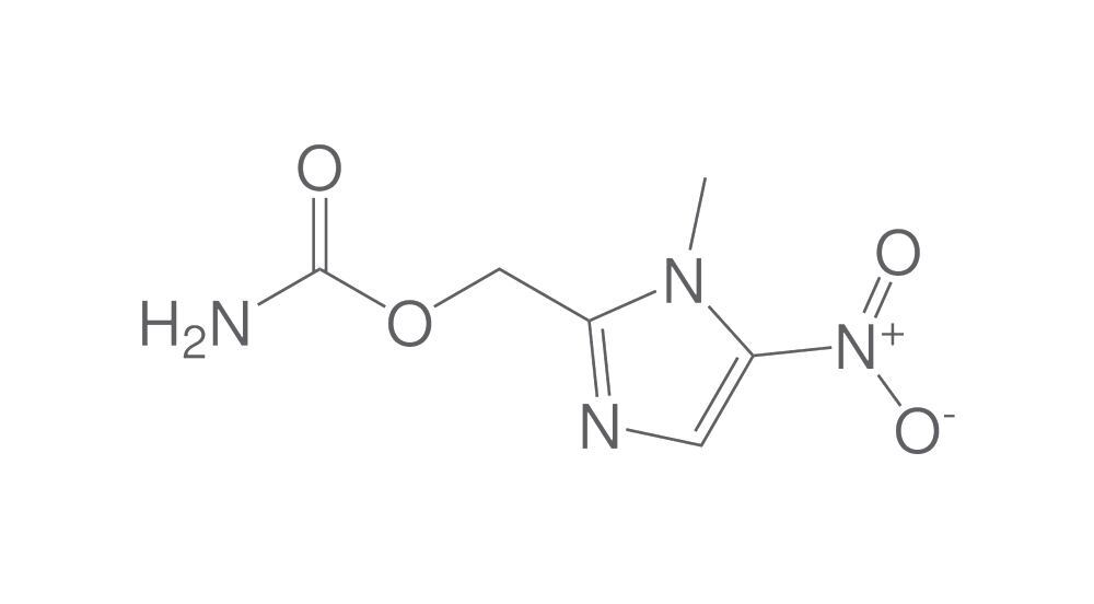 1-Methyl-5-nitro-1H-imidazole-2-methanol, 2-carbamate, 50 g - Luminix Health