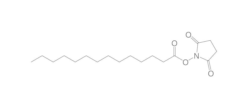 N-Succinimidyl myristate, min. 95 %, 500 mg - Luminix Health