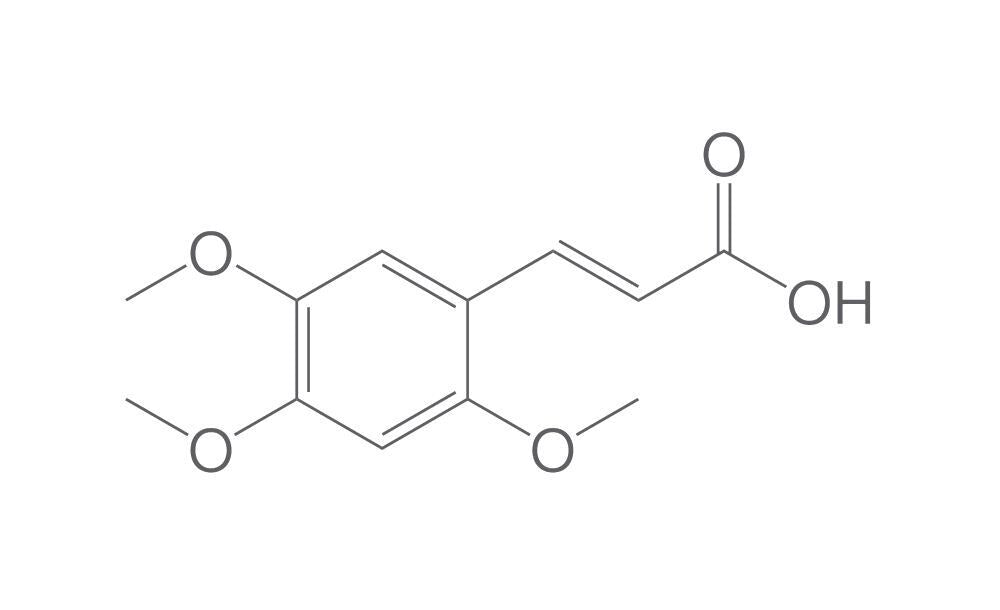 2,4,5-Trimethoxycinnamic acid, min. 95 %, 25 g - Luminix Health