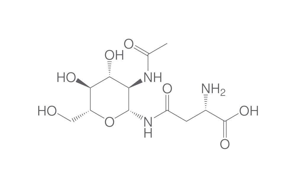 2-Acetamido-2-deoxy-b-D-glucopyranosyl L, -asparagine, 25 mg - Luminix Health