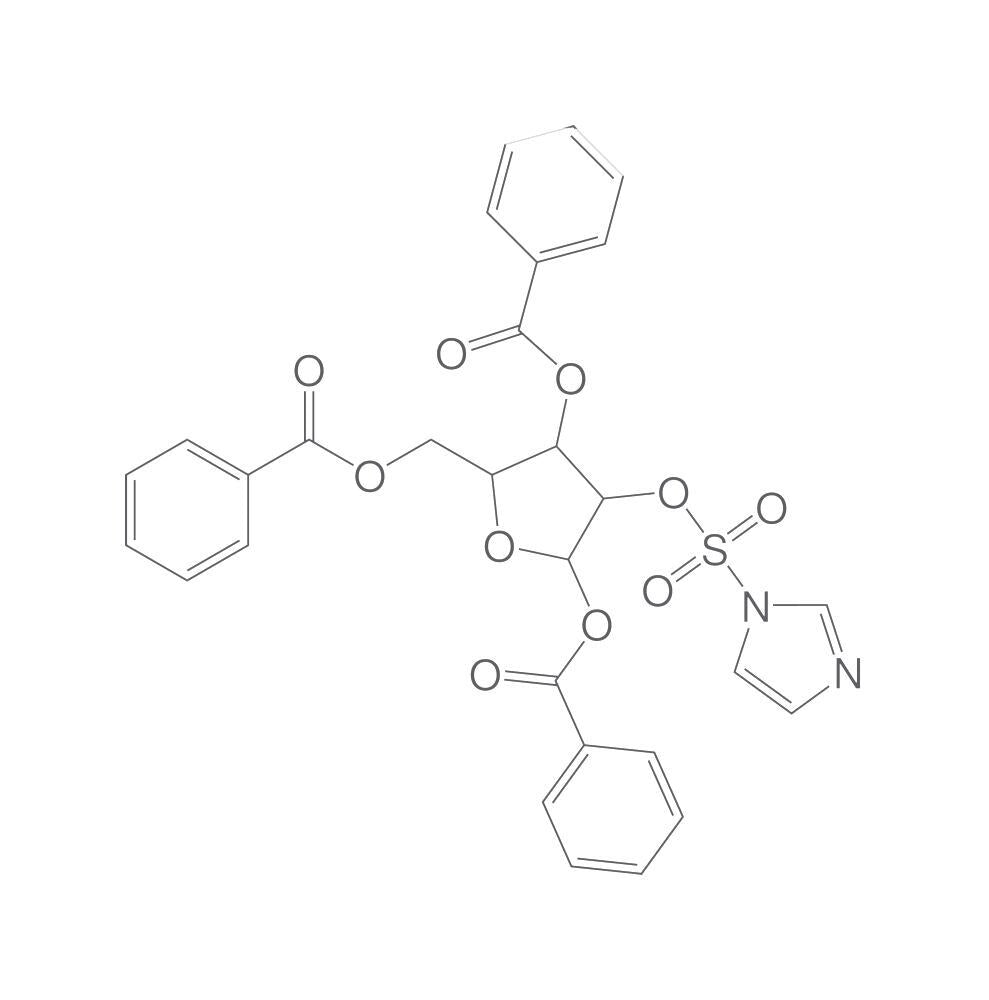 1,3,5-Tri-O-benzoyl-2-O-(1H-imidazole-1-, sulfonate) a-L-arabinofuranose, 1 g - Luminix Health