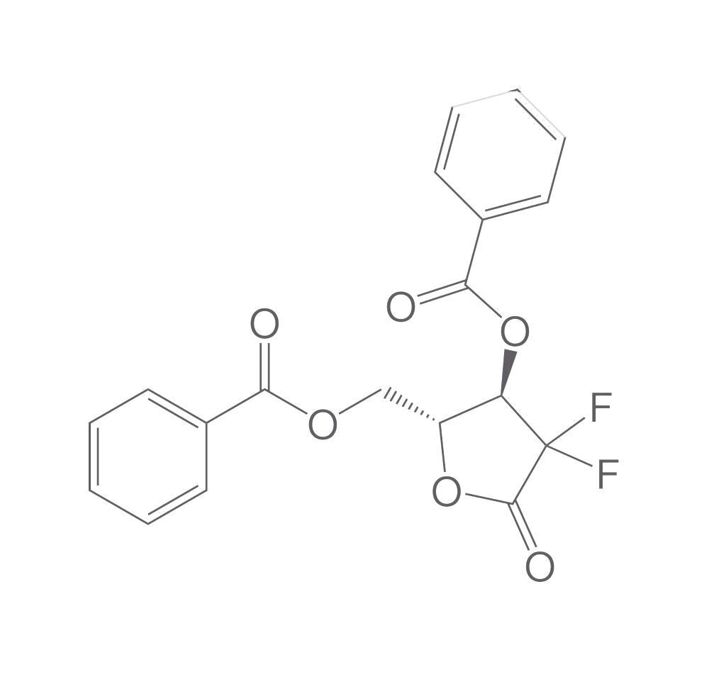 3,5-Di-O-benzoyl-2-deoxy-2,2-difluoro-D-, ribonic acid-1,4-lactone, 50 g - Luminix Health