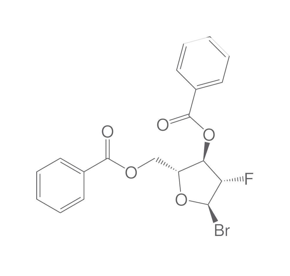 3,5-Di-O-benzoyl-2-deoxy-2-fluoro-α-D-ar, abinofuranosyl bromide, 500 mg - Luminix Health