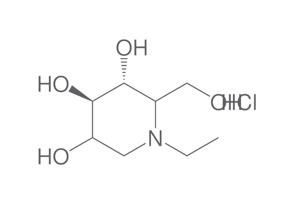 N-Ethyldeoxynojirimycin hydrochloride, min. 95 %, 5 mg - Luminix Health