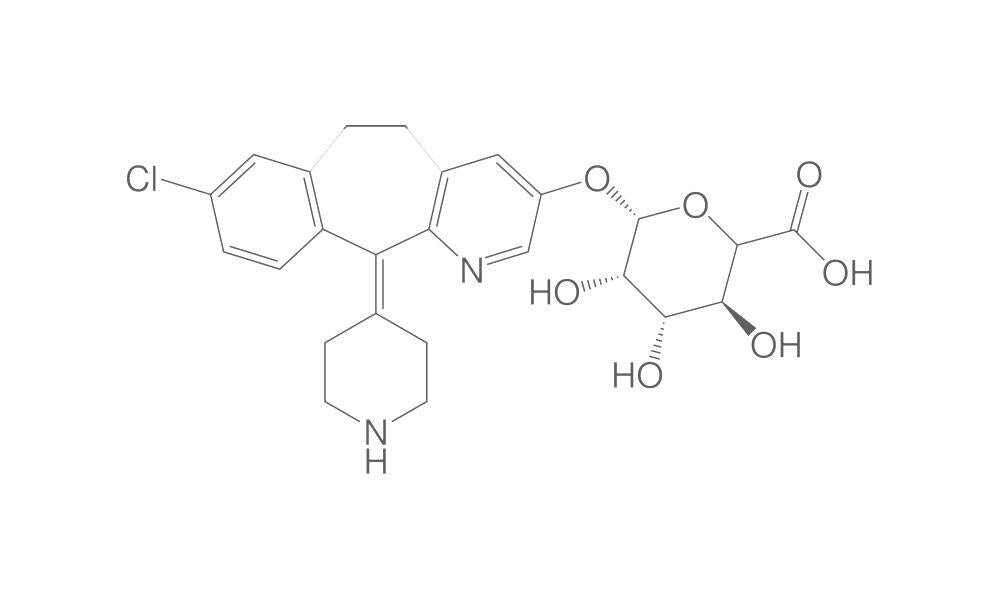 3-Hydroxydesloratadine b-D-glucuronide s, odium salt, 1 mg - Luminix Health