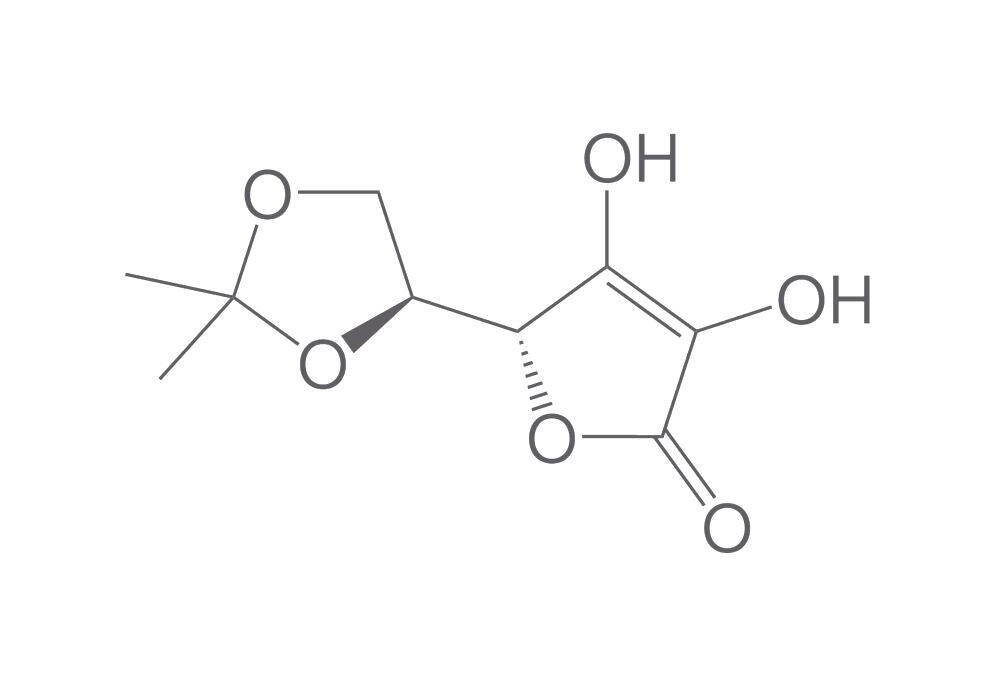 5,6-O-Isopropylidene-L-ascorbic acid, min. 95 %, 5 g - Luminix Health
