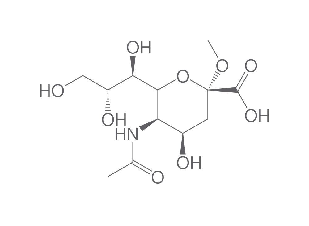N-Acetyl-2-O-methyl-α-D-neuraminic acid, 10 mg - Luminix Health