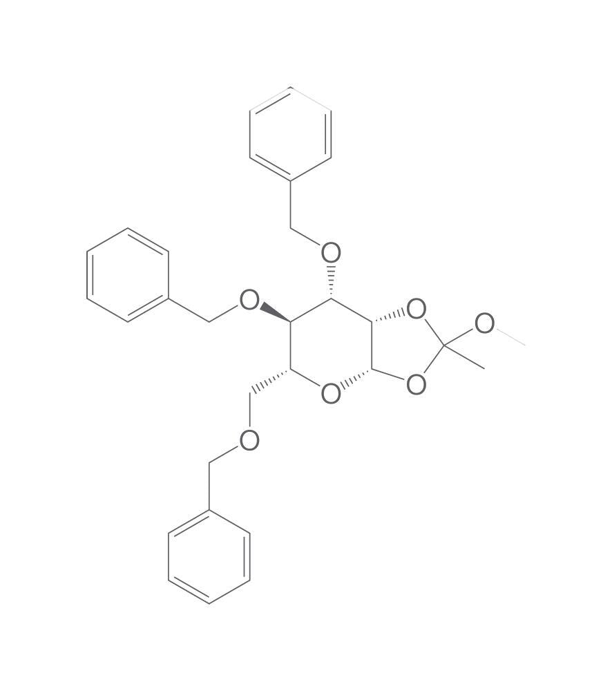 3,4,6-Tri-O-benzyl-β-D-mannopyranose 1,2, -(methyl orthoacetate), 500 mg - Luminix Health
